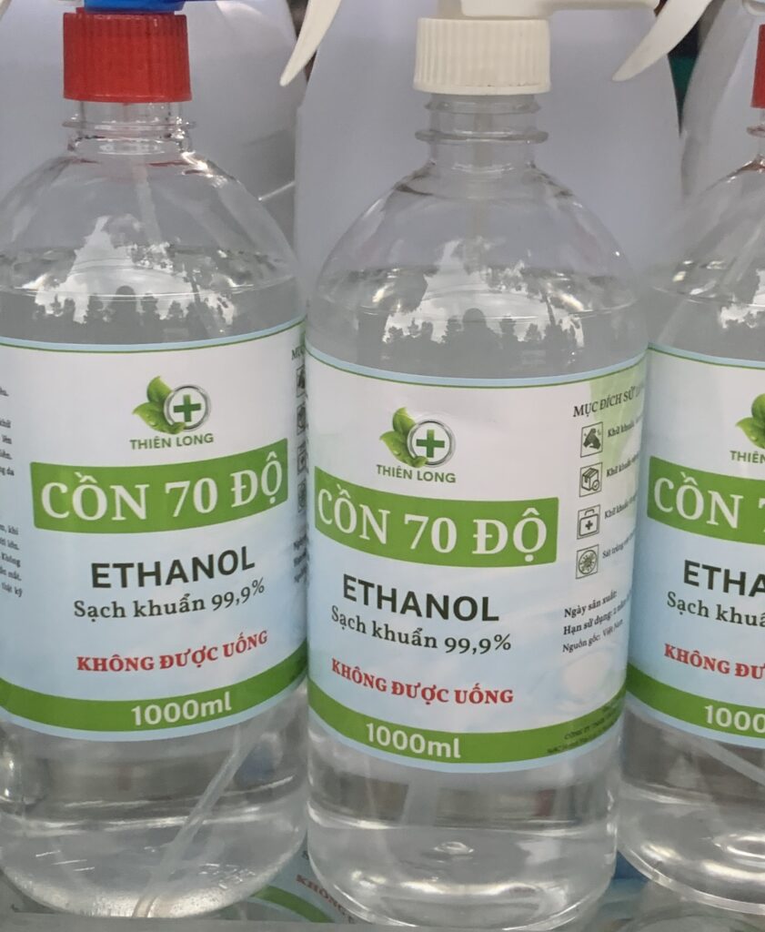 Công dụng cồn Ethanol 70 độ